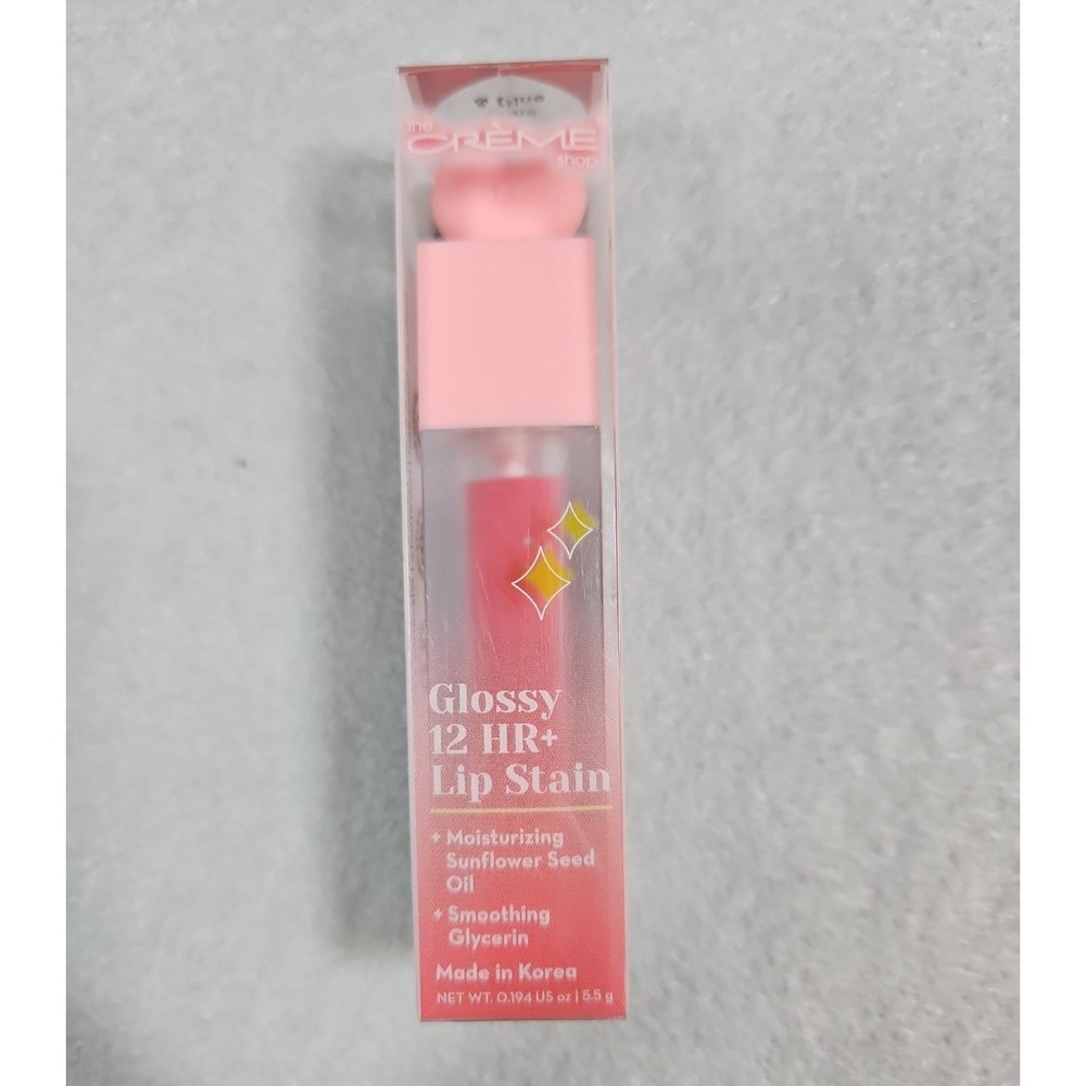 The Crème Shop Glossy 12HR Lip Stain 0.19 oz - NIB
